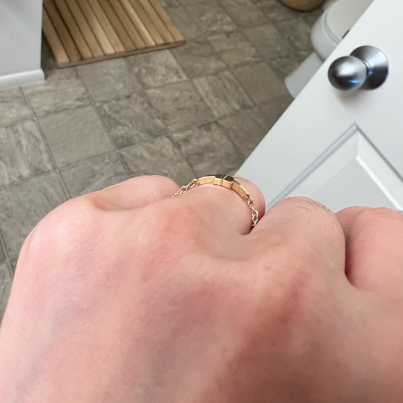 Tiffany Rose gold T ring - Picture 2 of 4